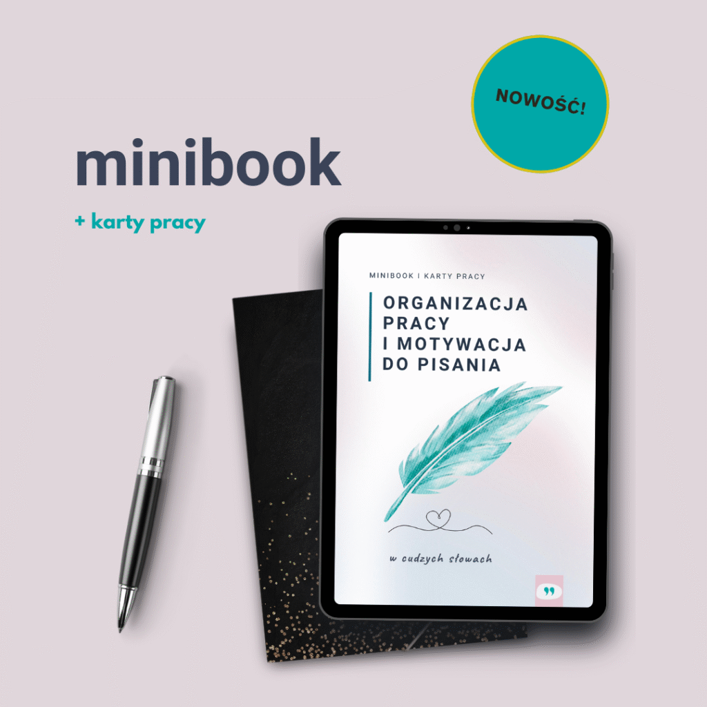 minibook i karty pracy dla pisarzy